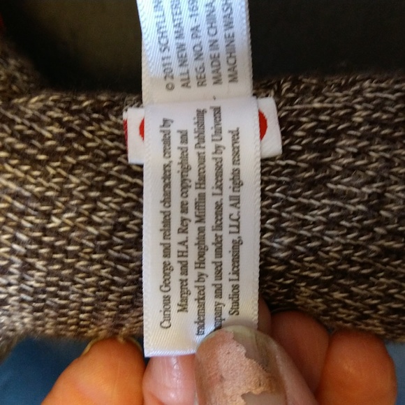 Curious George classic sock monkey by schylling. - Picture 7 of 13